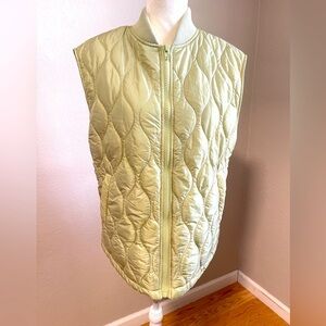 TopShop quilted oversized vest